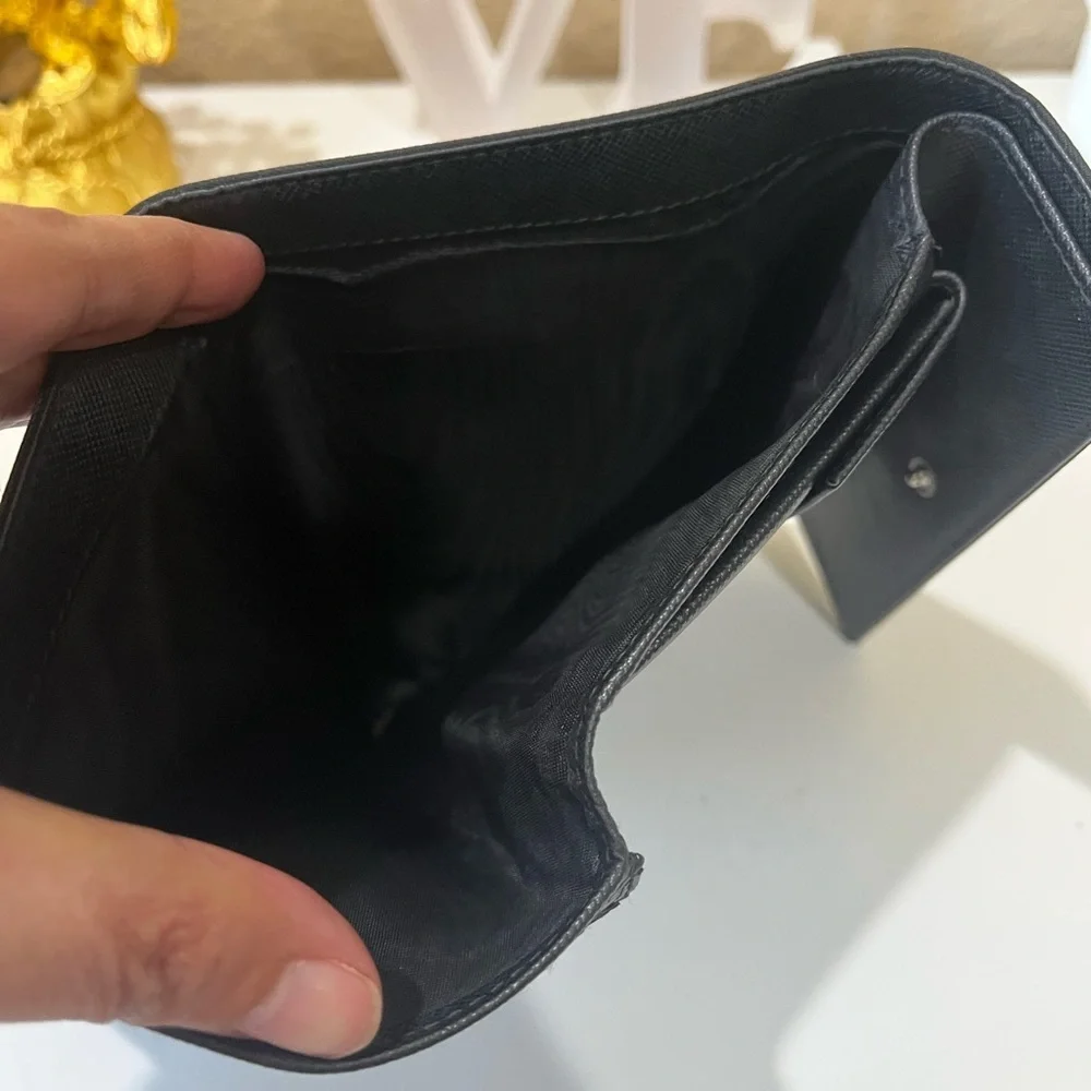 PRADA TESSUTO BLACK NYLON WALLET - Picture 12 of 15